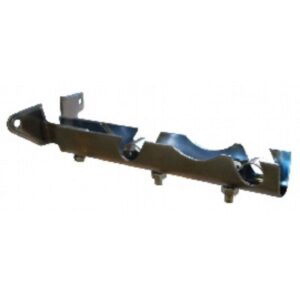 Soporte Barra Cortina Doble Extensible Cromado Ø 12 mm