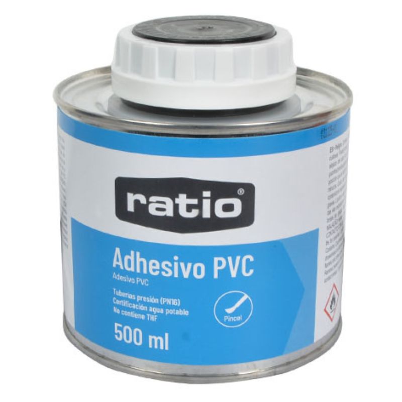 Adhesivo Pvc Bote Con Pincel 500 Ml