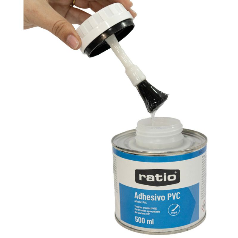 Adhesivo Pvc Bote Con Pincel 500 Ml - Imagen 2