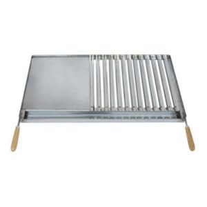 Parrilla/plancha 782x425 Mms. Inox.