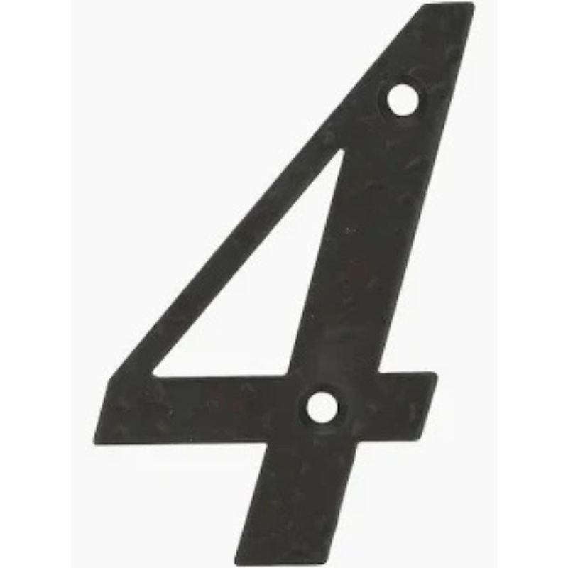9861 Numero 4-4" Negro Dyp - Imagen 1