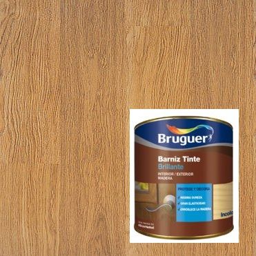 Bruguer Barniz Tinte Brillante Roble - 750 ml
