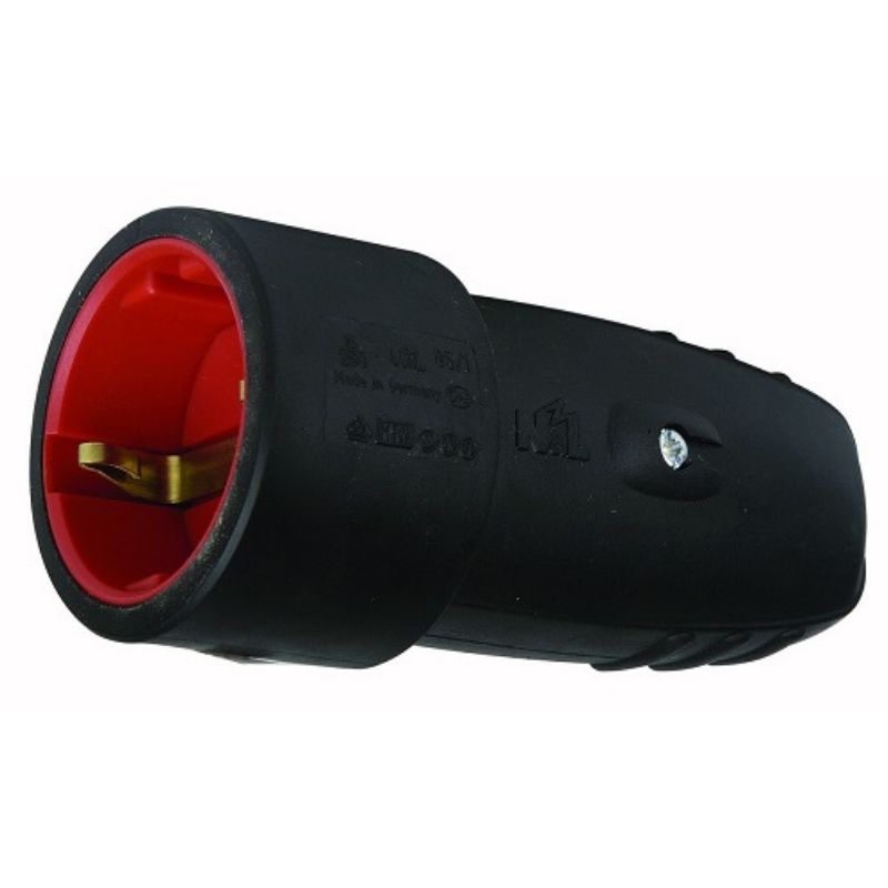 BASE_GOMA_NEGRO_16A_IP20 Base Movil Tt Goma Negra 16a Ip-20 - Imagen 1