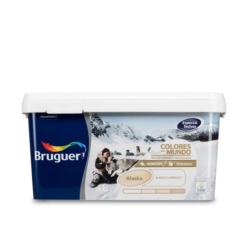 Colores Del Mundo Alaska Extra Mate Blanco 4 Lt
