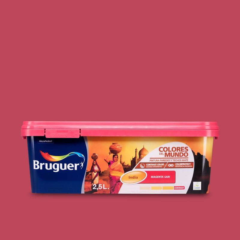 Colores Del Mundo India Magenta Sari Contrast 2,5 Lt