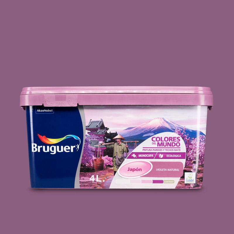 Colores Del Mundo Japon Violeta Natural 4 Lt