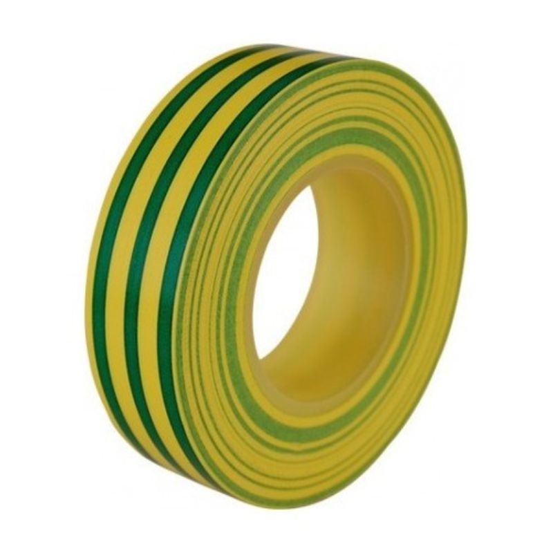 Cinta Aislante Verde/amarilla (20 Mt)