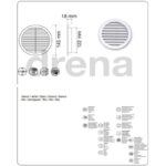 Rejilla Ventilacion Empotrar Redonda Ø 120 Mm - Imagen 2