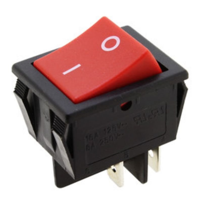 INTERRUPTOR BALANCIN EMPOTRABLE 16A LUMINOSO Interruptor Balancin Empotrable Bipolar 16a Luminoso 25x31 - Imagen 1