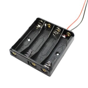 Portapila 4 X Aa Con Cable