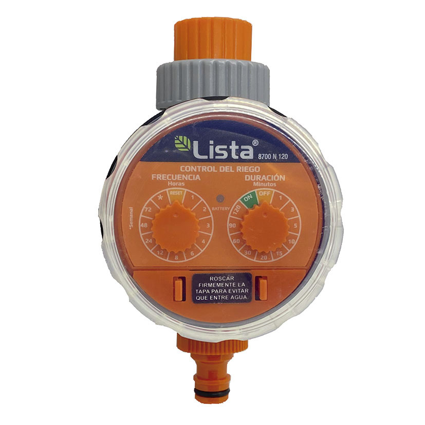 programador riego analógico jardín con dial de programación - Imagen 2