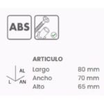 Soporte Ducha Universal (Abs) - Imagen 3