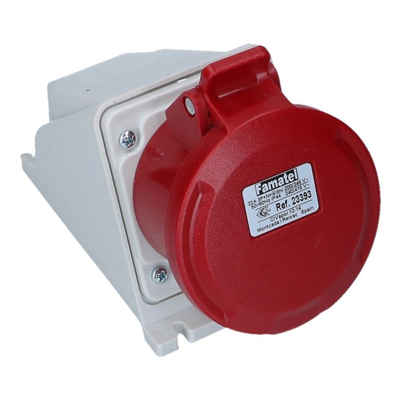 base-combo-superficie-cetac-3pntt-32afamatel-23393400v-ip54 Base Superficie 3p+n+t 32a 380v Ip44 - Imagen 1