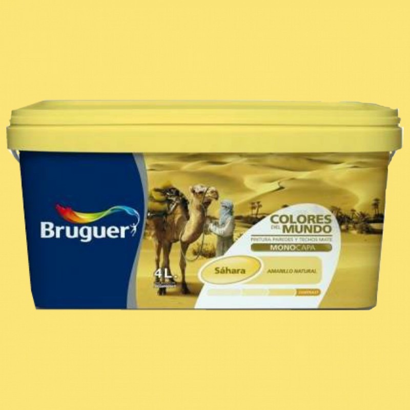 Colores Del Mundo Sahara Amarillo Natural 4 Lt
