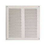 Rejilla Ventilacion Aluminio Blanca C/ Mosquitera 20x20 Cm - Imagen 2