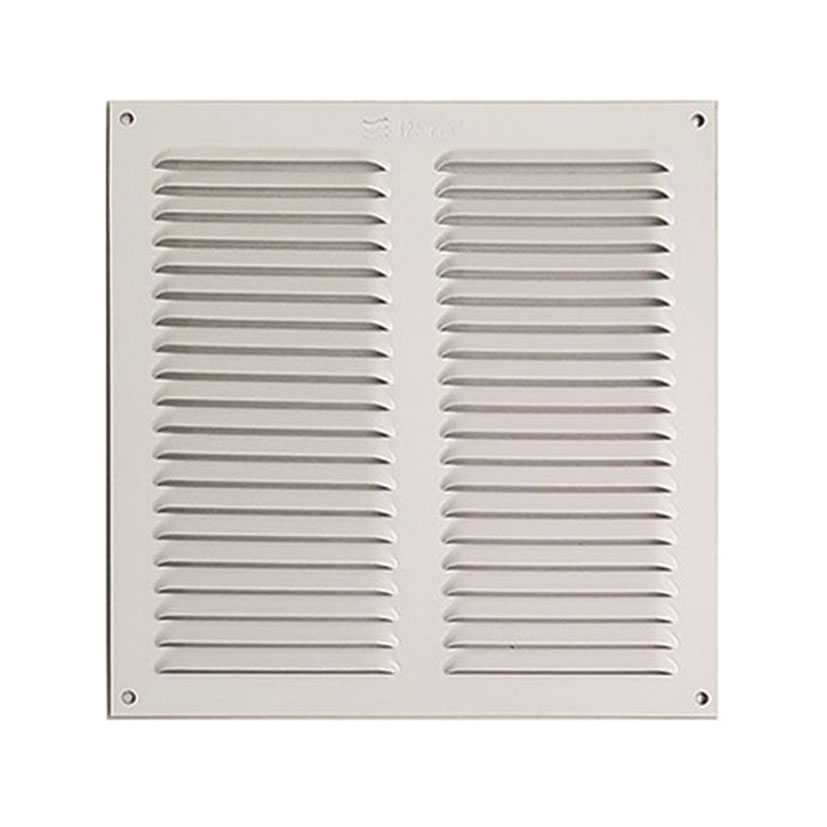 Rejilla Ventilacion Aluminio Blanca C/ Mosquitera 20x20 Cm - Imagen 2