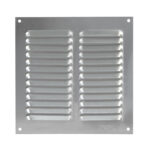 Rejilla Ventilacion Aluminio Con Mosquitera 20x20 Cm Plata - Imagen 2
