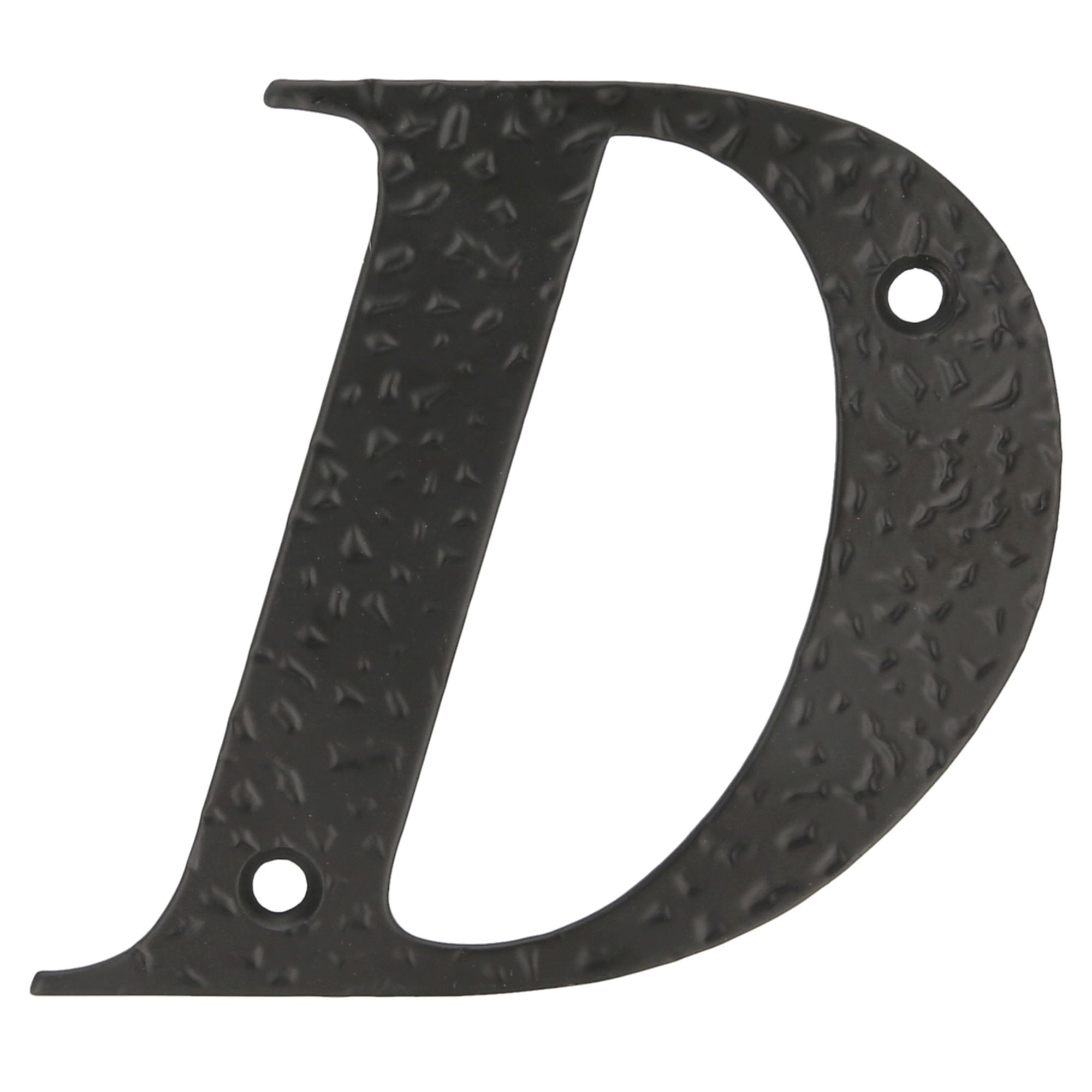 amigletra-d-4-negro Letra D 100x97 Mm Acero Negro (D) - Imagen 1