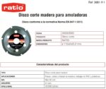 Disco Corte Para Madera 115x2,0x22,2 Mm. - Imagen 2