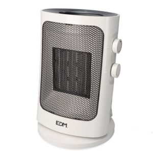 Calefactor Vertical Oscilante 1000-1500w Color Gris Edm