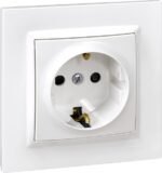 Enchufe Schuko Empotrar S-10 Blanco - Imagen 2