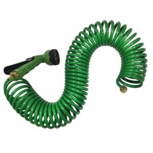 Manguera Espiral 9,5 Mm 15 Mt Enganche Laton