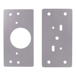 Placa Inox Para Reparacion Bisagras Cazoleta Mod. Bc02
