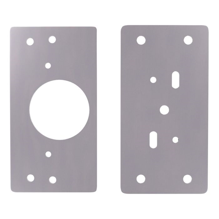 Placa Inox Para Reparacion Bisagras Cazoleta Mod. Bc02