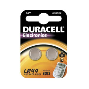 Pila Alcalina Boton Lr44 Dr (2 Uds) Duracell