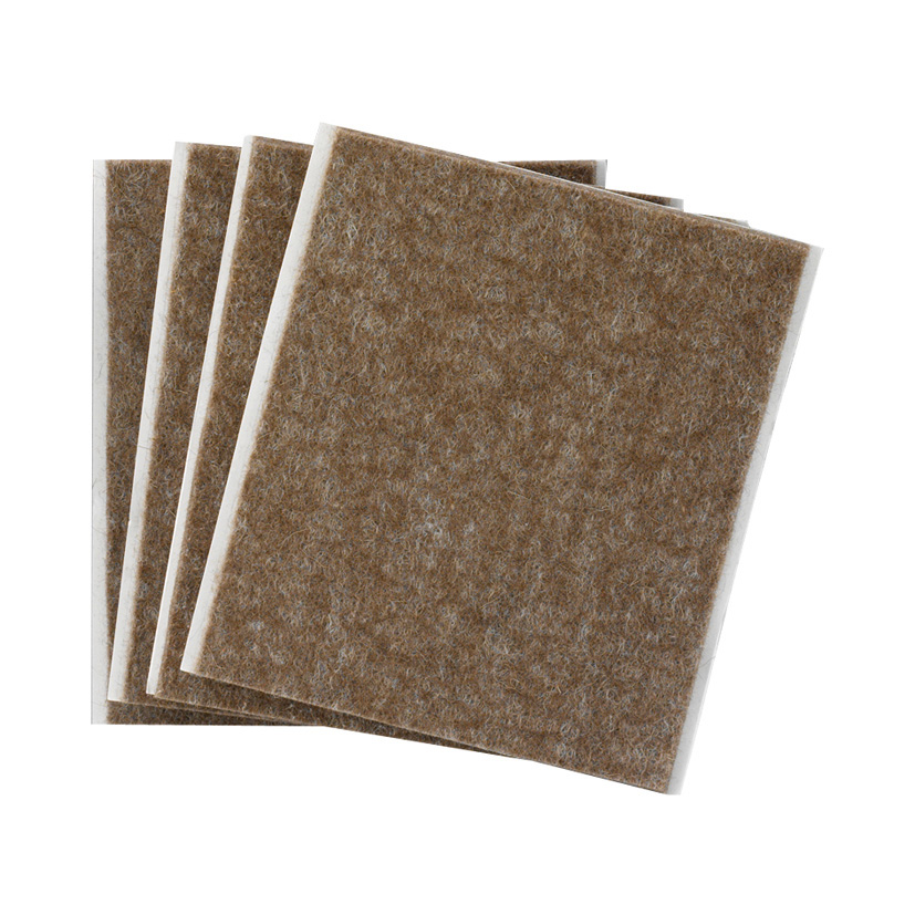000001013762 Fieltro Adhesivo 100x85 Marron (4uds) - Imagen 1