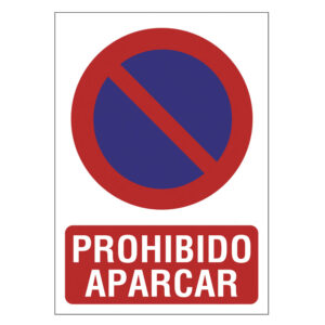 Señal Prohibido Aparcar Pvc 210x297 Mm