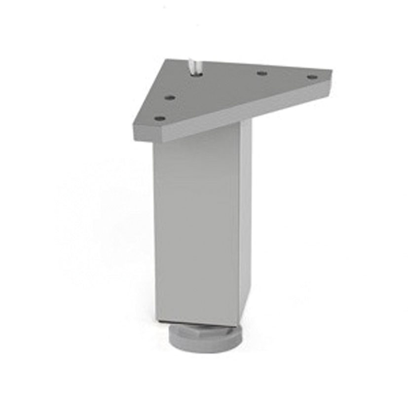 000001018865 Pata Cuadrada Aluminio Mate 40xh150 Mm - Imagen 1