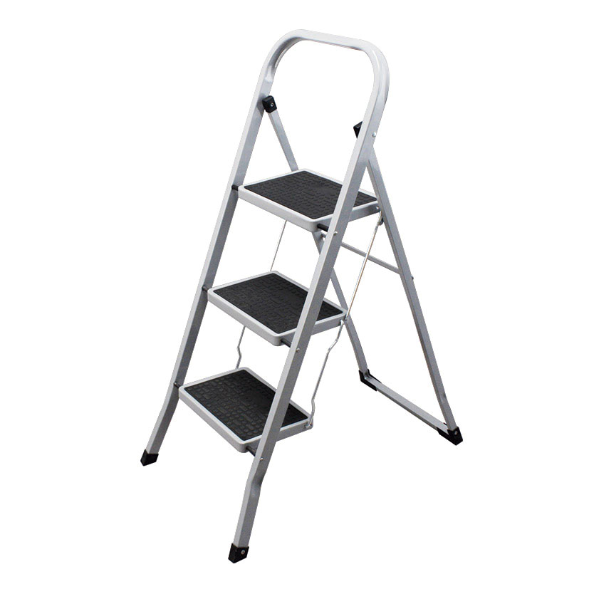 Escalera Acero 3 Peldaños Habitex