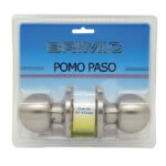 Pomo Puerta Bola Paso Laton Pulido