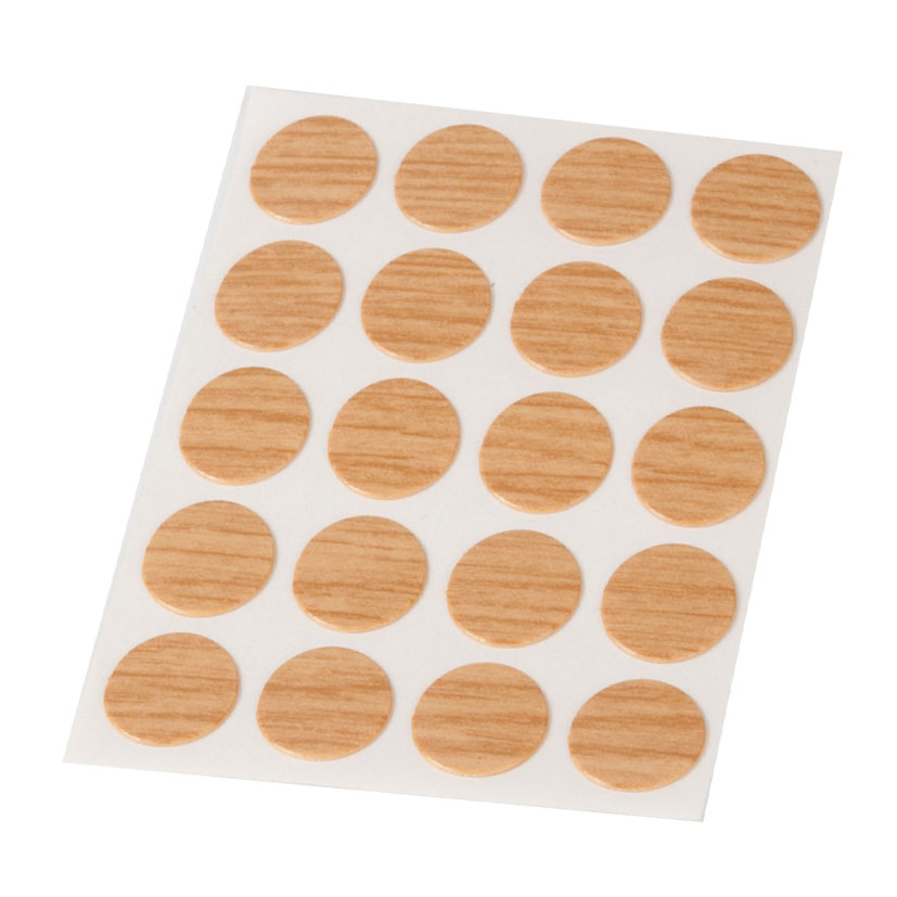 Tapa Tornillos Adhesivo Roble (20 Uds)