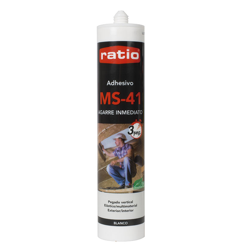Adhesivo Sellador Msp Inmediato Blanco 290ml