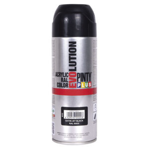 Pintyplus Pintura Spray Acrilica Negro Satininado - 400 ml
