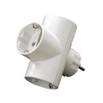 Adaptador Triple Tt Ceramica 16 A 250v - Imagen 2