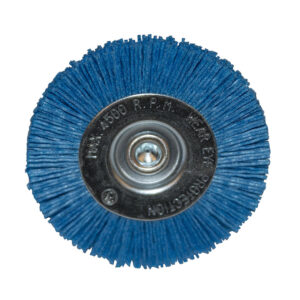 Cepillo Nylon Azul Suave Circular 75mm