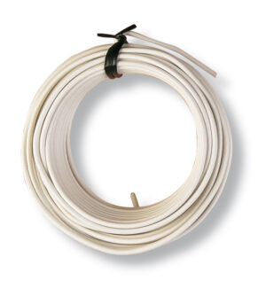 Alambre Plastificado Blanco 2 Mm (20 Mt)
