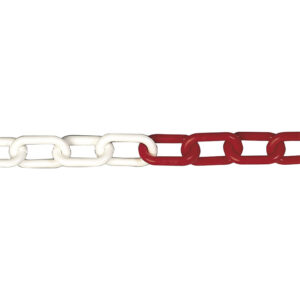Cadena Plastico Ø 8mm Rojo/blanco (1 Mt)