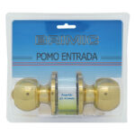 Pomo Puerta Bola Entrada Inoxidable