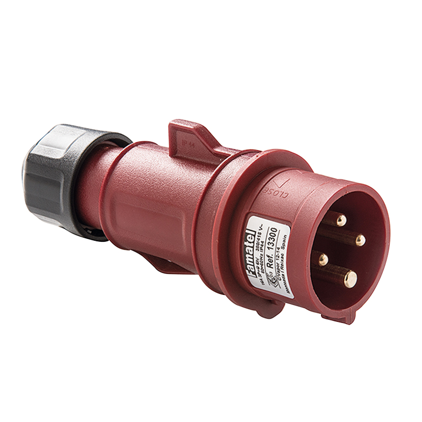 000001064517 Clavija Industrial 3p+t 16a 380v - Imagen 1