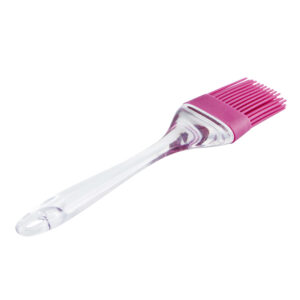 Pincel Plano Silicona Mango Acrilico