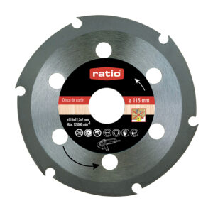 Disco Corte Para Madera 115x2,0x22,2 Mm.