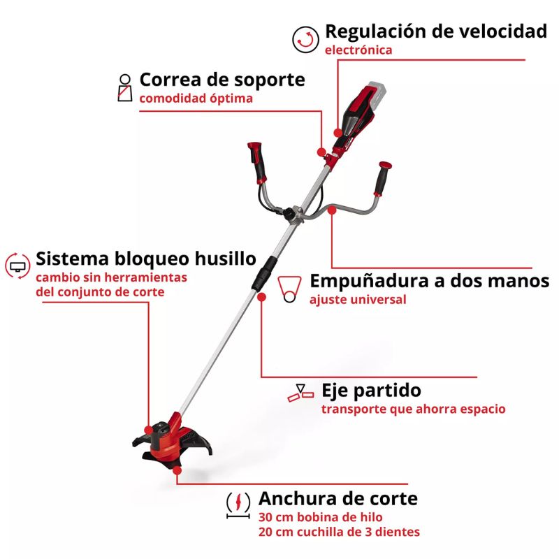 Desbrozadora Agillo 18/200 Solo (Sin Baterias) - Imagen 7