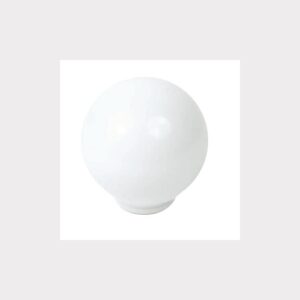 Pomo Bola Abs Ø 29mm Blanco Brillo