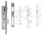 Cerradura 85/20 Cc Cromo Mate