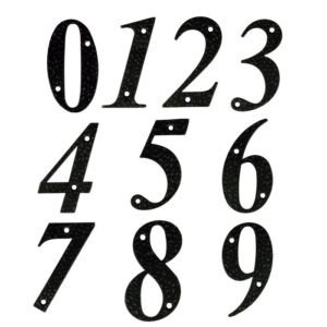 Numero 7 Negro Forja