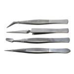 Pinzas De Precision Jgo.4 Inoxidable - Imagen 2
